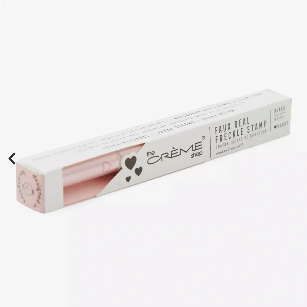 3/$15 🌼 The Crème Shop Faux Real Freckle Heart Stamp - Black